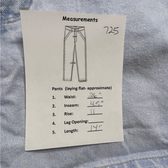 Urban Bliss Women's High Rise Denim Shorts Light Wash Blue Size 4 Casual Summer - Picture 10 of 10